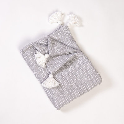 MORSE COVERLET, GREY, KING