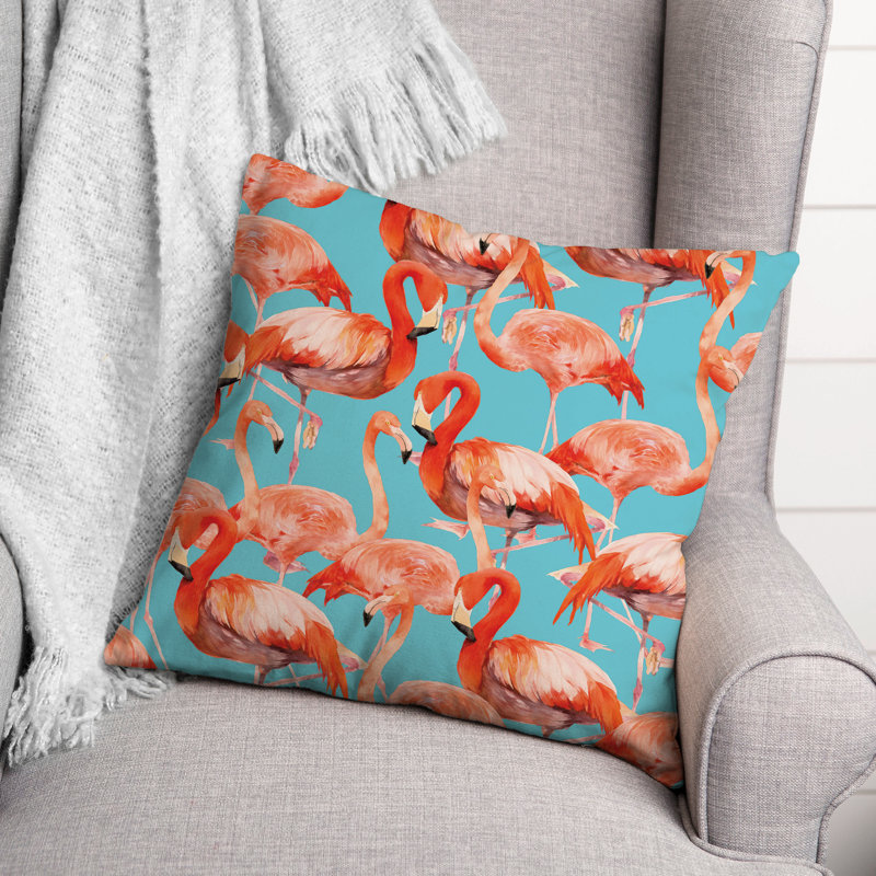 Outdoor Reversible Throw Pillow