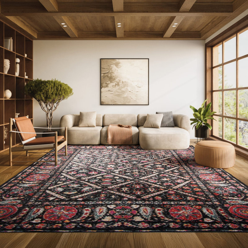 Alisa Performance Oriental Rug, Rectangle 8' x 10'