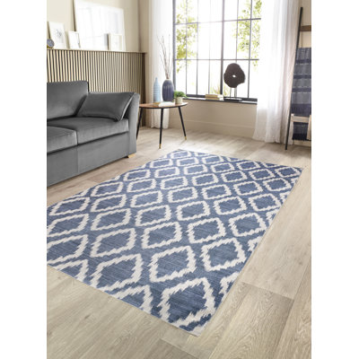 Ascutney Geometric Chenille Area Rug