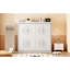 Lit escamotable mural de taille standard avec sommier Ã  lattes ajustable-1103872412