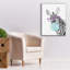  «Bubble Gum Zebra» par Rachel Nieman, art mural sur toile, 26 po x 34 po