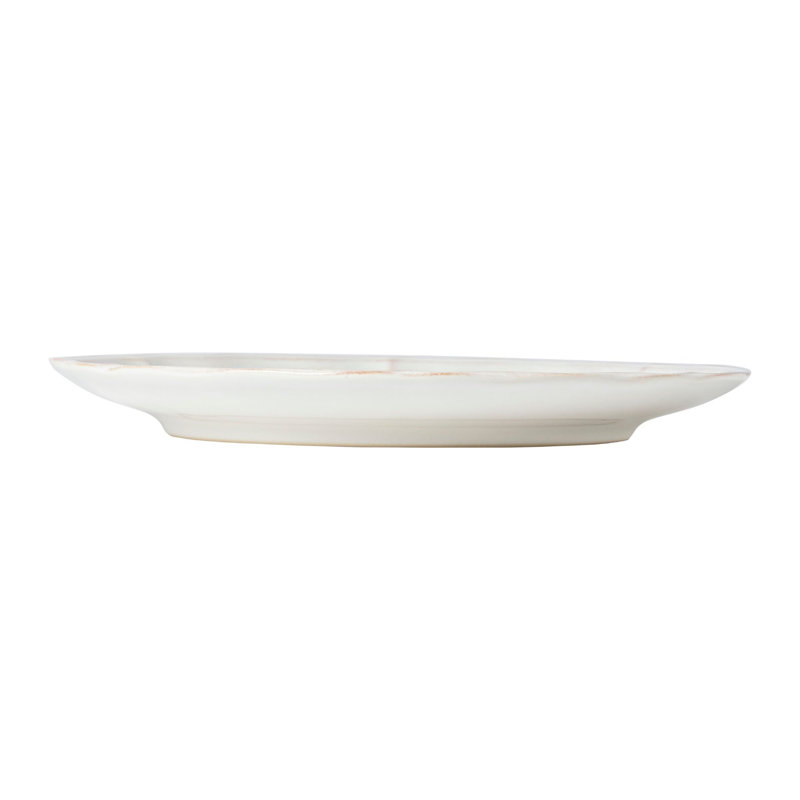 Alentejo Fine Stoneware Dinner Plate, Cloud White