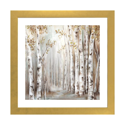 «Sunset Birch Forest III» - reproduction