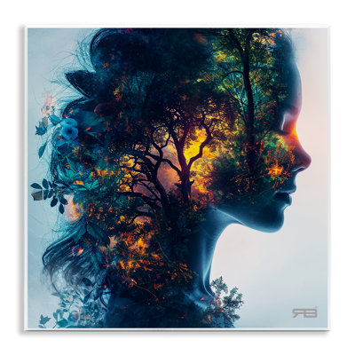 «Glowing Tree Girl Portrait» par RB