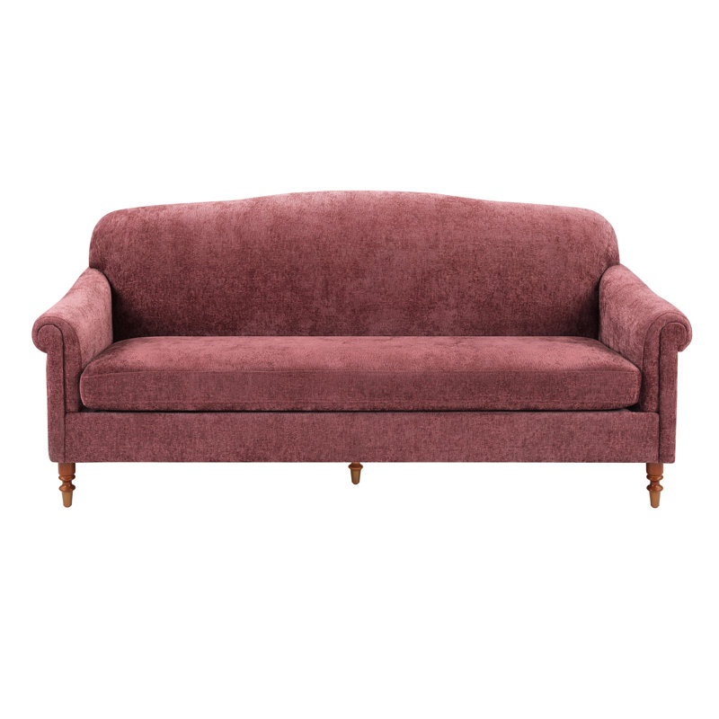 Canapé en chenille néo-classique Bellamont, Red