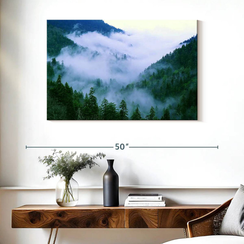 Brume Alvord Smoky Mountains, H 26 po x l 39 po