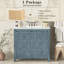 Organisateur de meuble-lavabo 36 po avec lavabo, ensemble d'armoire combiné, armoire de rangement pour salle de bain-1077307327