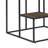 4-Tier Display Shelf Rustic Brown And Black