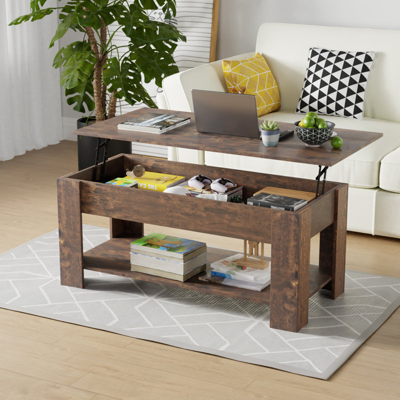 Single Coffee Table, Brown