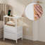40cm W Metal Bedside Table-1063429747
