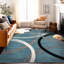 Tolchester Abstract Blue/Grey/Black Area Rug-33380137