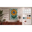 Sunflower on Checked Ground Botanical - Wrapped Canvas-1439044946-1439044954