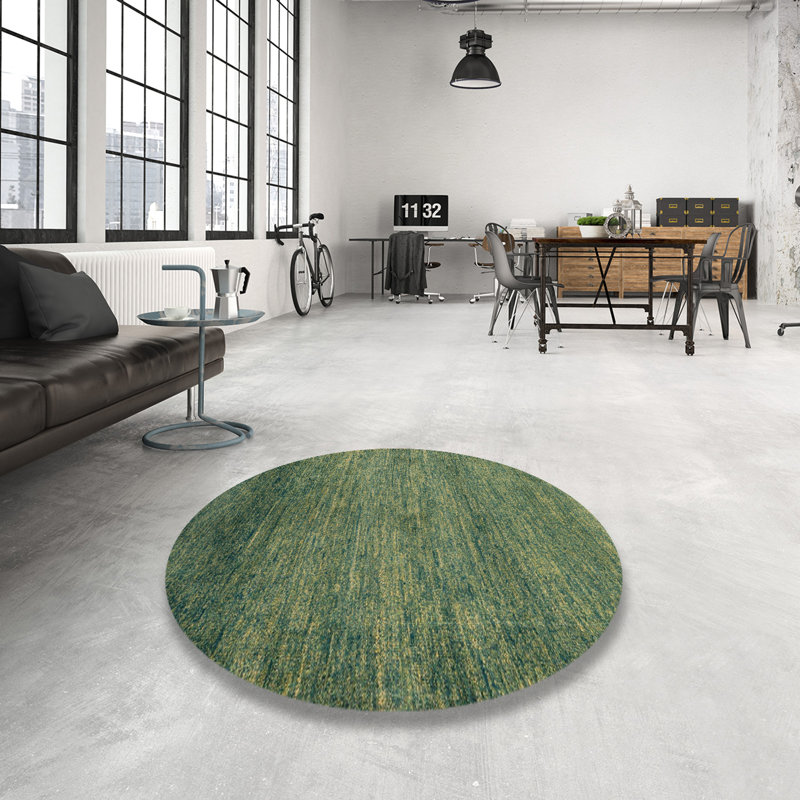 Abstract Indoor Rug, Round 7'