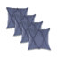 Ensemble de 4 coussins carrés de couleur unie à franges Wasson-454195782-454195777-454195807