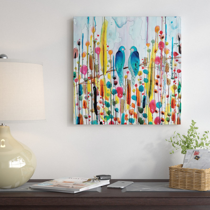 « we », impression, H 26 po x l 26 po x P 1,5 po, Toile tendue