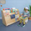 5 Compartment Manufactured Wood Book Display