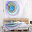 Tapisserie endless tunnel purple ripples Abstract-28505608