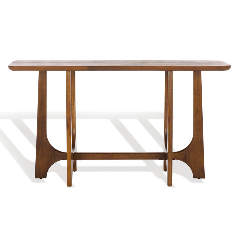 Aayanna 54'' Console Table, Medium Oak