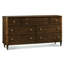 8 Drawer 69" W Solid Wood Double Dresser