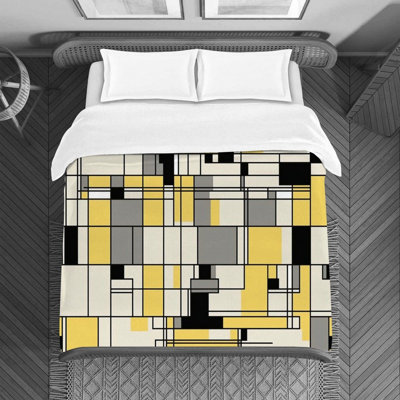 Housse de couette à motif géométrique Mondrian Bedding 4509