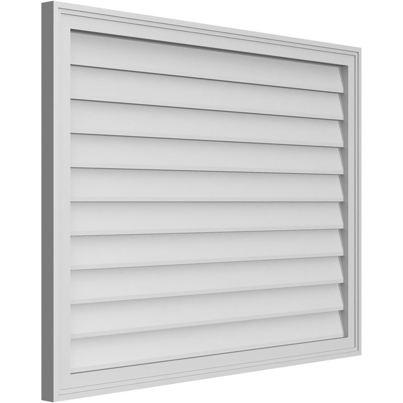Cadre en brique, brun clair apprêté, H 32 po x l 42 po x P 1,5 po