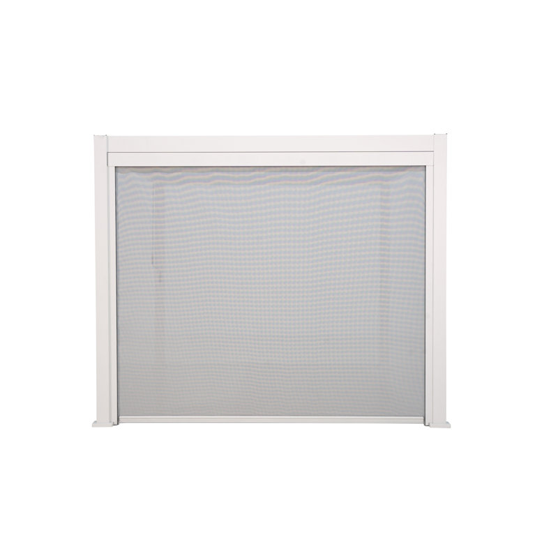 Basmah Privacy Screen, 236.5 x 279.1cm, White