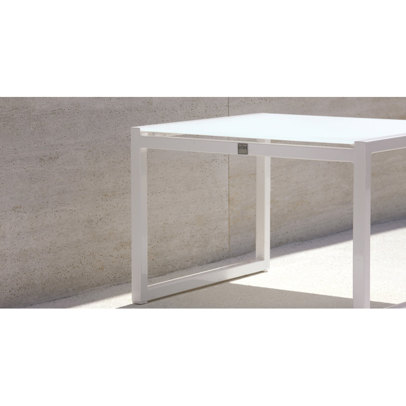 Donney - Table d'appoint, Blanc mat