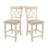 Delfreda Solid Wood Counter Stool