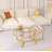 Glass Top Nesting Coffee Table