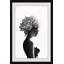 Flower Turban - Single Picture Frame Print-1723576765