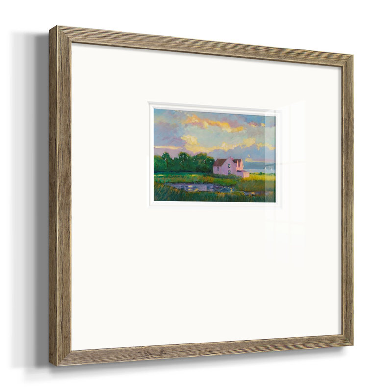 The Capepremium, reproduction encadrée, L 17 po x H 17 po , Papier avec cadre doré de qualité supérieure