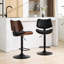Tabouret pivotant à hauteur de comptoir Rosanne-121107399