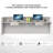 78.74-Inch Vintage Front Desk with Lockable Drawers, Perfect for Reception or Computer Use