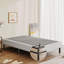 14" high metal box spring with Frabric foot cover, sturdy bed base, easy assembly-1382555292