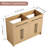 48'' Double Bathroom Vanity Base Without Top