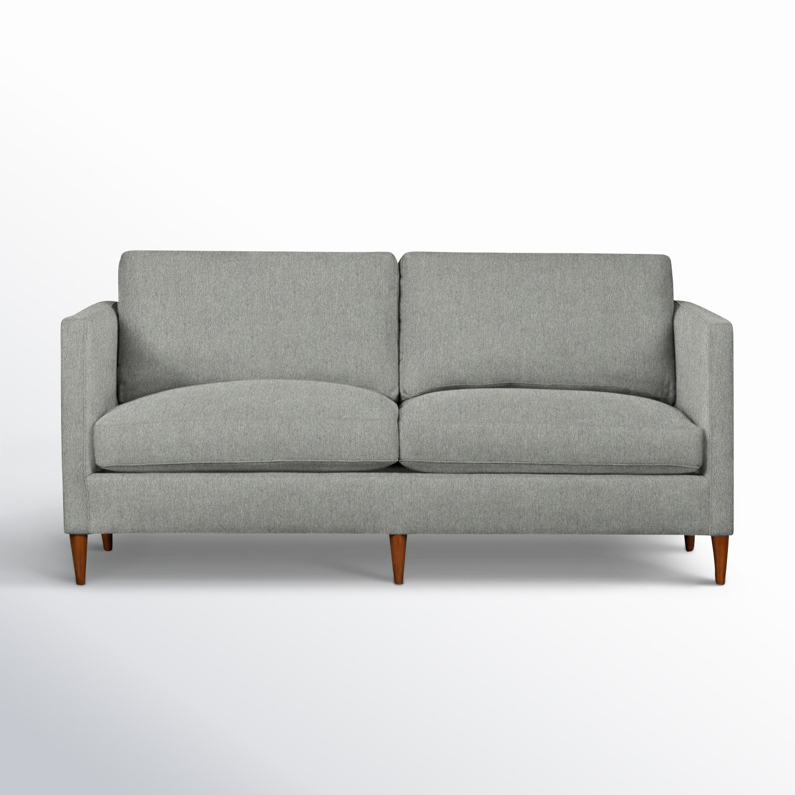 Clifford 73'' Sofa, Ticket Smoke Heathered Basketweave