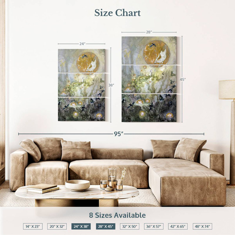 Kelan Moongazing, 38" H x 24" W