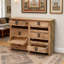 Armoire d'appoint multi-tiroirs en bois massif-1382789436