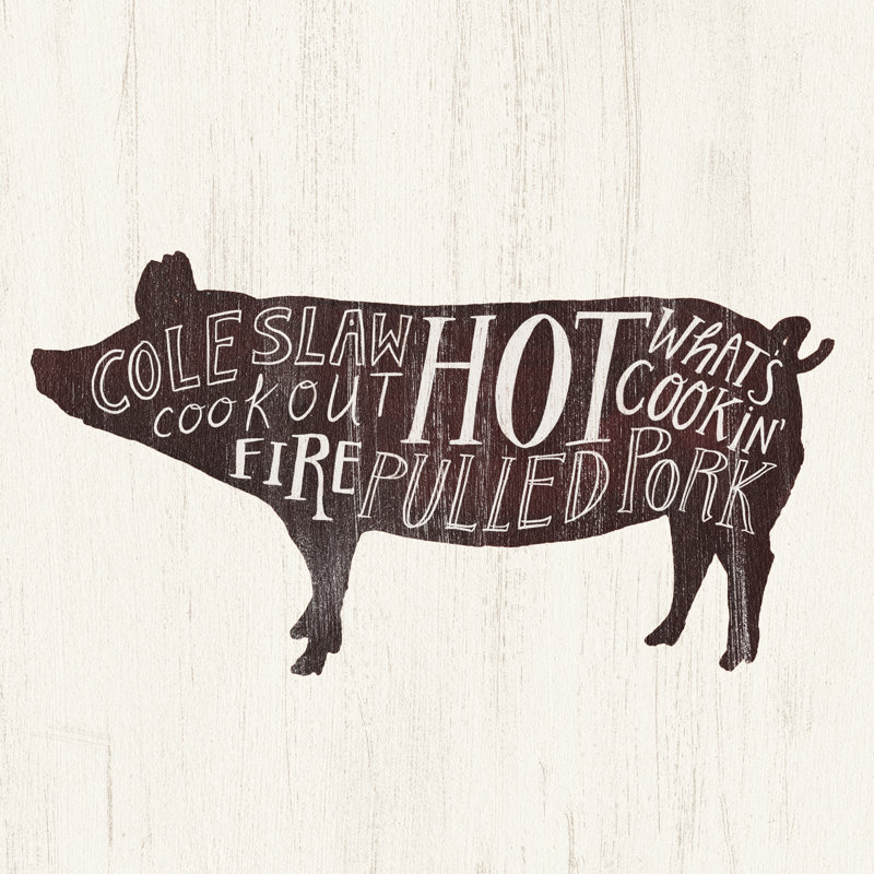 Farmhouse BBQ IV by Victoria Borges - Wrapped Canvas Print, 76cm H x 76cm W