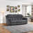 87.4'' Wide Pineapple-Textured Chenille Manual Reclining Sofa With Overstuffed Comfort-95952085