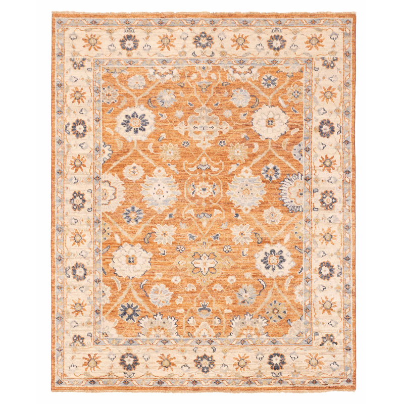 Tapis orange brûlé Jules Serapi 8 pi 0 po x 10 pi 0 po
