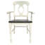 Chaise avec accoudoirs en bois massif Littoral-901665516