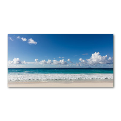 Seychelles Beach - Wrapped Canvas Print