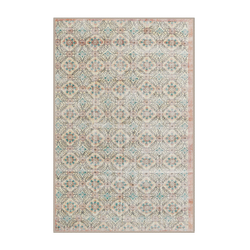 Tapis traditionnel mehroon/noir/bleu, Rectangle 3 pi x 5 pi
