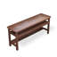 Bureau rectangulaire en bois massif Maroon-622188971