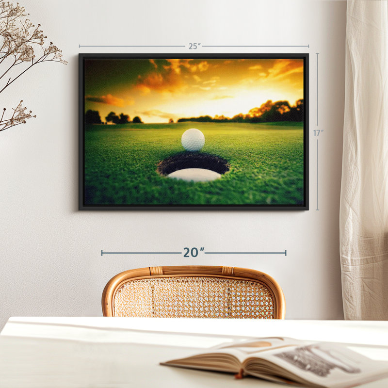 " Golf Ball ", 25" H x 17" W