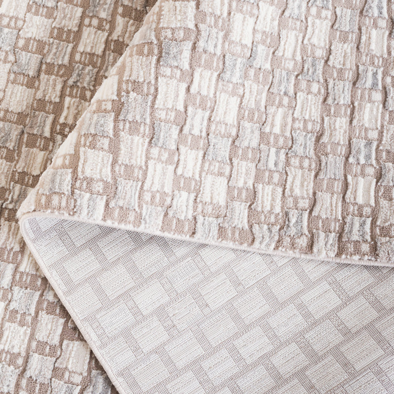 Latonyia Performance Geometric Rug, Rectangle 5'3" x 7'7"