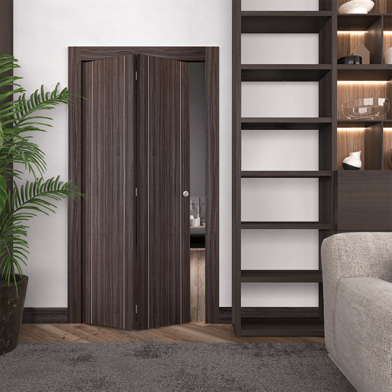 Porte pliante à panneaux 2U Palladio 2U, Chêne, 48 po x 79,38 po