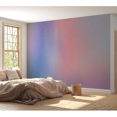 Surface Background Wallpaper Wall Mural - Rainbow Gradient Mist